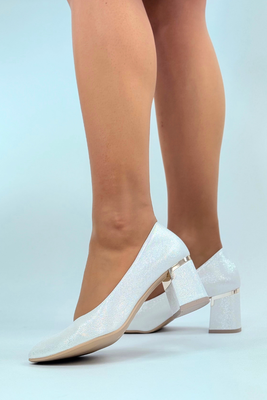 Klasické černé lodičky s blokem Dantex